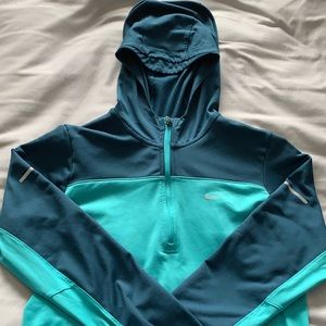 Nike Blue Running Quarter-Zip